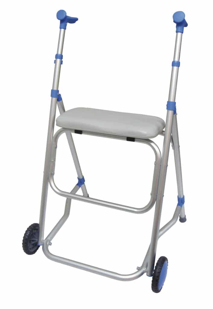 Andador aluminio con asiento