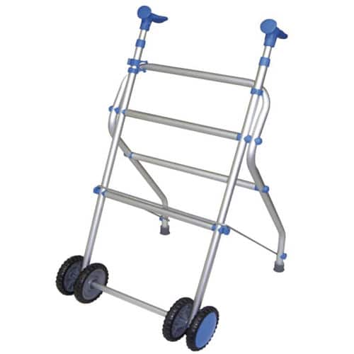 Andador aluminio plegable con empuñaduras anatómicas