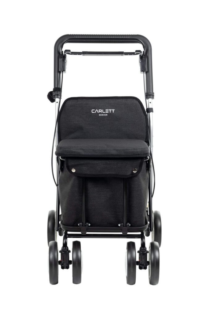 Caminador con carro de la compra CARLETT Senior Comfort con asiento