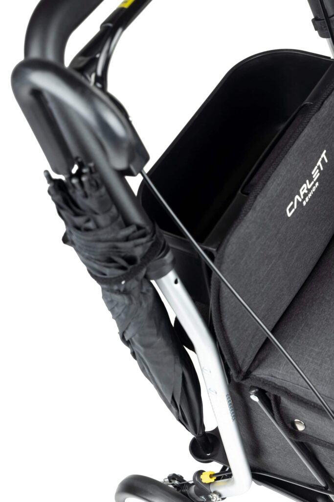 Caminador con carro de la compra CARLETT Senior Comfort con asiento