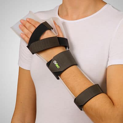 Férula para posición postural de mano plana