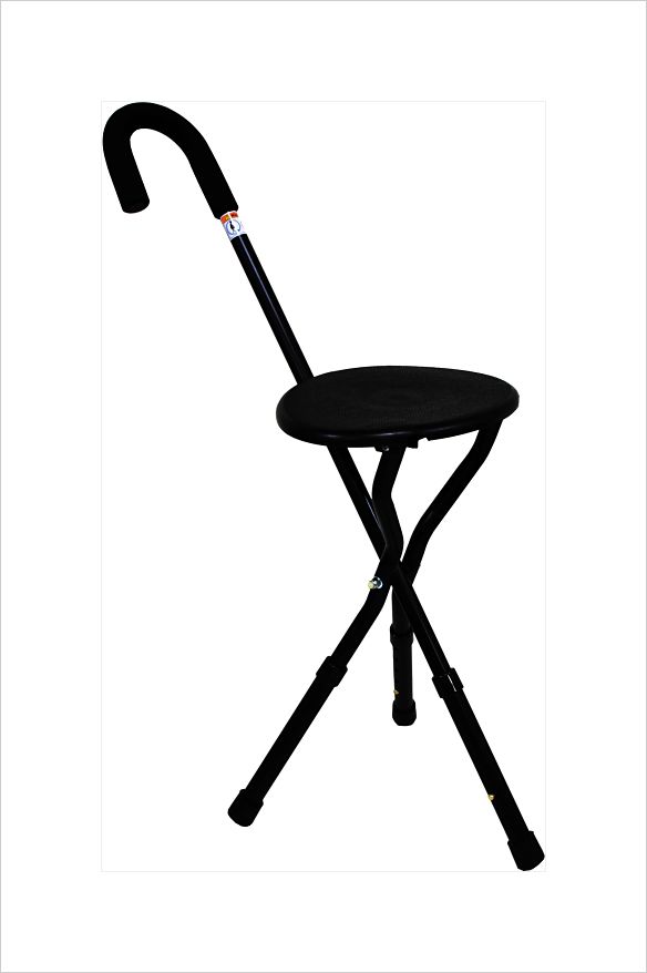 Bastón silla plegable de aluminio muy ligero
