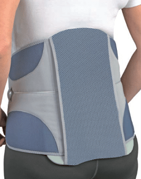 Faja alta lumbar semirrígida de fácil ajuste