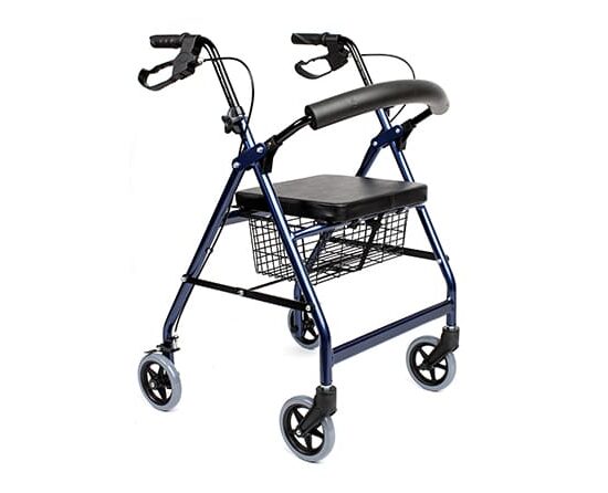 Caminador y silla de ruedas 2 en 1