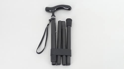 Bastón de carbono para caminar fijo o plegable